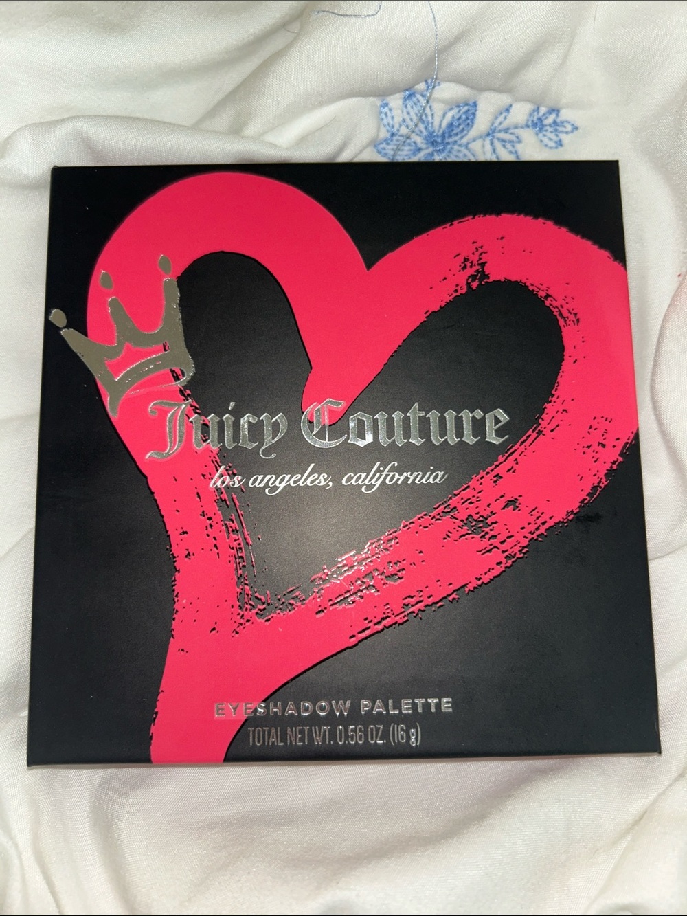 MWT Juicy Couture Hot Pink Heart Eyeshadow Palette